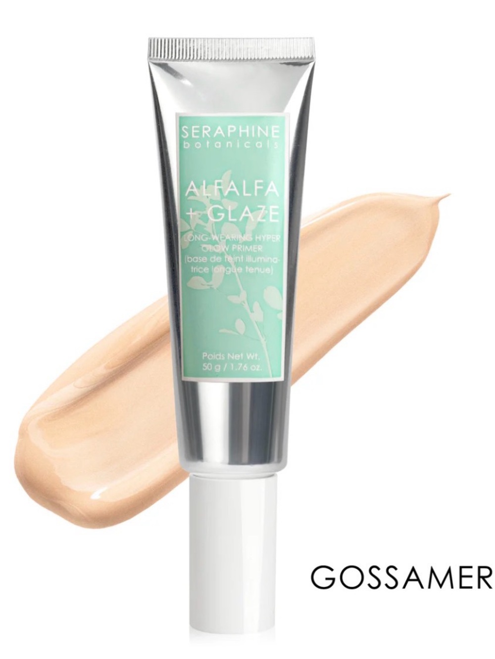 Seraphine Botanicals Alfalfa Glaze Long-Wearing Glow Primer - Gossamer (Beige)